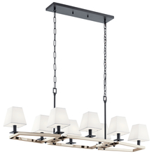 Kichler 44023PN - Dancar™ 48" 8 Light Linear Chandelier Polished Nickel