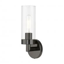Livex Lighting 16171-46 - 1 Light Black Chrome ADA Single Sconce