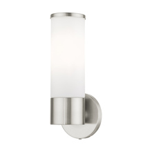 Livex Lighting 16561-91 - 1 Lt Brushed Nickel ADA Vanity Sconce