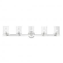 Livex Lighting 17235-05 - 5 Light Polished Chrome Vanity Sconce