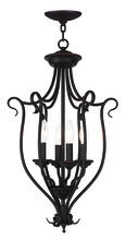 Livex Lighting 6137-07 - 4 Light Bronze Foyer Chandelier