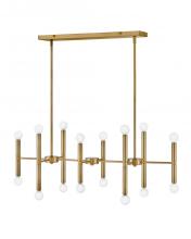 Lark 83196LCB - Large Sixteen Light Linear Chandelier