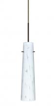 Besa Lighting 1BT-567419-BR-L - Besa Camino Pendant Bronze Carrera 1x40W Halogen, 15Ft. Cord
