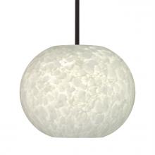 Besa Lighting 1TT-477619-LED-BK - Besa Luna LED Pendant Carrera Black 1x9W LED
