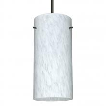 Besa Lighting J-412019-LED-BK - Besa Cord Pendant For Multiport Canopy Stilo 12 Black Carrera 1x11W LED