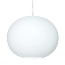 Besa Lighting J-477507-LED-SN - Besa Jordo LED Pendant for Multiport Canopies J Opal Matte Satin Nickel 1x11W LED