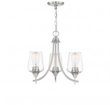 Savoy House 1-4031-3-SN - Octave 3-Light Chandelier in Satin Nickel