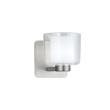 Norwell 5331-BN-CL - Alexus 1-Light Vanity Sconce