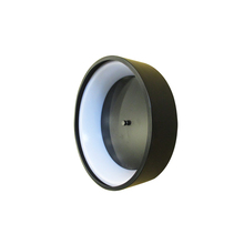 Eglo 202105A - 1 LT Integrated LED Ceiling Light w/ Black Finish & Black & White Shade, White Diffuser