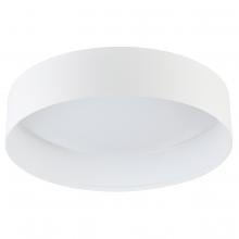 Eglo 205627A - 1 LT Integrated LED Ceiling Light w/ White Finish & White Acrylic Shade