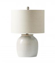 Craftmade 86258 - 1 Light Ceramic Base Table Lamp in Cream