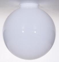Satco Products 50/153 - Blown Glossy Opal Ball Shade; Diameter 10 inch; Fitter 4 inch