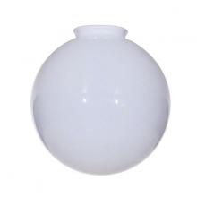 Satco Products 50/155 - Blown Glossy Opal Ball Shade; Diameter 12 inch; Fitter 4 inch
