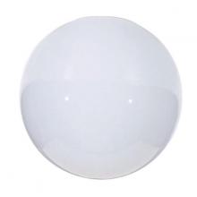 Satco Products 50/157 - Blown Glossy Opal Neckless Shade; Diameter 14 inch; Opening 5-1/4 inch