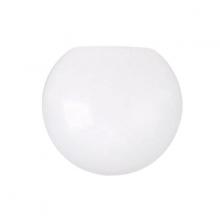 Satco Products 50/168 - Neckless Poly Globe Shade; 8 inch Diameter; 4 inch Opening