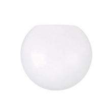 Satco Products 50/169 - Neckless Poly Globe Shade; 10 inch Diameter; 4-1/2 inch Opening