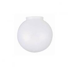 Satco Products 50/172 - Poly Globe Shade; 10 inch Diameter; 4 inch Lip Fitter