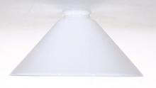 Satco Products 50/664 - Opal Glass Cased Shade; Diameter 10 inch; Fitter 2-1/4 inch; Height 5 inch; White