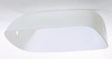 Satco Products 50/666 - Cased Pharmacy Glass Shade; Opal Glass; Width 9 inch; Slip Side Holes 7/16 inch