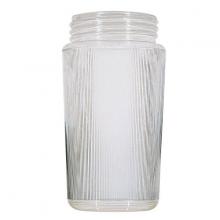 Satco Products 50/726 - Lexan Prismatic Cylinder; 3-11/64 inch Screw Fitter; 8-1/2 inch Height; 3-3/4 inch Diameter