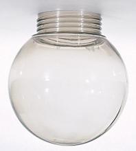 Satco Products 50/728 - Lexan Smoke Ball; 3-11/64 inch Screw Fitter; 6 inch Diameter