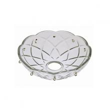 Satco Products 50/779 - Bobesche; 6 inch Diameter; 1/2 inch Center Hole; 8 Pins