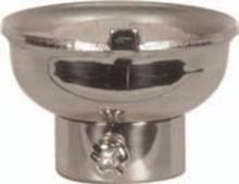 Satco Products 80/1749 - 1/4 IPS Stamped Solid Brass Caps With Set Screw; Polished Brass