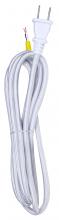 Satco Products 80/2464 - 10 Foot Rayon Cord Set; Silver Finish; 18/2 SPT-2 105C With Molded Polarized Plug; 150 Carton;