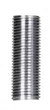 Satco Products 90/1009 - 1/8 IP Steel Nipple; Zinc Plated; 11-1/2" Length; 3/8" Wide