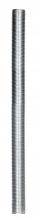 Satco Products 90/1030 - 1/8 IP Steel Nipple; Zinc Plated; 5-1/4" Length; 3/8" Wide