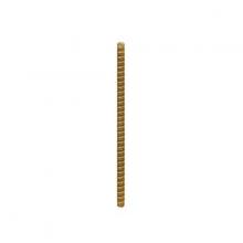 Satco Products 90/1196 - 1/8 IP Solid Brass Nipple; Unfinished; 4-1/4" Length; 3/8" Wide