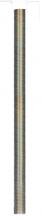 Satco Products 90/1281 - 1/8 IP Solid Brass Nipple; Unfinished; 6-1/2" Length; 3/8" Wide