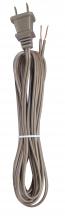 Satco Products 90/1923 - 12 Foot Cord Set; Metallic Gold Finish