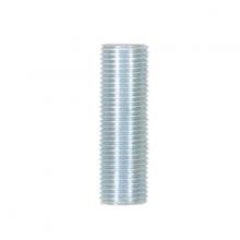 Satco Products 90/2111 - 1/8 IP Steel Nipple; Zinc Plated; 1-5/8" Length; 3/8" Wide