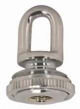 Satco Products 90/2301 - 1/8 IP Cast Brass Screw Collar Loop With Ring; Fits 1" Canopy Hole; 1-1/8" Ring Diameter;