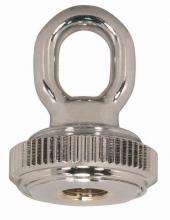 Satco Products 90/2303 - 1/4 IP Heavy Duty Cast Brass Screw Collar Loops with Ring 1/4 IP Fits 1-1/4" Canopy Hole Ring