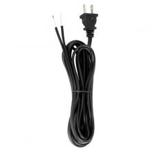 Satco Products 90/2596 - 10 Ft.Full Tinned Cord Sets18/2 SPT-2-105C Cord Sets - Molded Plug - Full Tinned Tips for Push-In