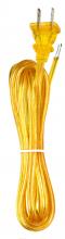 Satco Products 90/2643 - 10 Foot Cord Set; Gold Finish; Full Tinned; Hanked