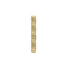Satco Products 90/5092 - 1/8 IP Steel Nipple; Yellow Zinc Plated; 11-1/2" Length; 3/8" Wide