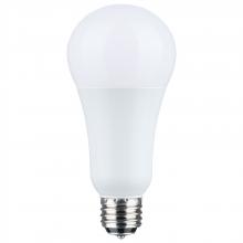 Satco Products S11515 - 5/14/20 Watt A21 LED; 3-Way Lamp; White Finish; 2700K CCT; Medium Double Contact Base; 120 Volt