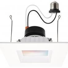 Satco Products S11571 - 13 Watt; LED Retrofit Downlight; 5-6 Inch Square; Starfish IOT; RGB & Tunable White; 120 Volt; 90