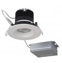 Satco Products S11624 - 12 watt LED Direct Wire Downlight; Gimbaled; 3.5 inch; 3000K; 120 volt; Dimmable; Round; Remote