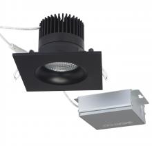 Satco Products S11628 - 12 watt LED Direct Wire Downlight; Gimbaled; 3.5 inch; 3000K; 120 volt; Dimmable; Square; Remote