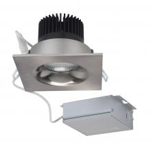 Satco Products S11635 - 12 watt LED Direct Wire Downlight; 3.5 inch; 3000K; 120 volt; Dimmable; Square; Remote Driver;