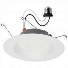 Satco Products S11642 - 12.5 Watt LED Downlight Retrofit; 5-6"; 2700K; 120 Volts; Dimmable; White Finish