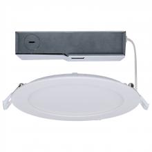 Satco Products S11691 - 11/15 Watt; LED Direct Wire Downlight; 27K/3K/35K/4K/5K CCT; Remote Driver; 6 Inch; Round; Flat