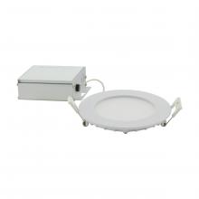 Satco Products S11826 - 10 Watt; LED Direct Wire Downlight; Edge-lit; 4 inch; CCT Selectable; 120 volt; Dimmable; Round;