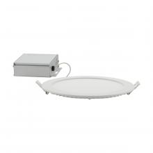 Satco Products S11828 - 24 Watt; LED Direct Wire Downlight; Edge-lit; 8 inch; CCT Selectable; 120 volt; Dimmable; Round;
