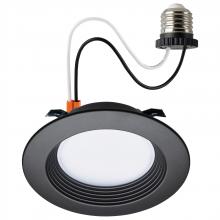 Satco Products S11834R1 - 6.7 Watt; LED Downlight Retrofit; 4 Inch; CCT Selectable; 120 Volts; Bronze Finish