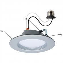 Satco Products S11836R1 - 9 Watt; LED Downlight Retrofit; 5-6 Inch; CCT Selectable; 120 Volts; Brushed Nickel Finish